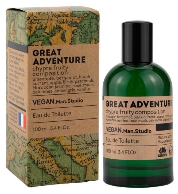 

Туалетная вода мужская Vinci Vegan Studio Great Adventure, 100 мл