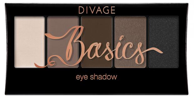 

Палетка теней для век Divage Palettes Eye Shadow Basics, 1 шт