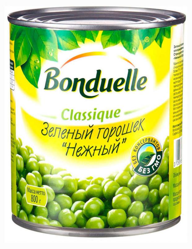 

Зеленый горошек Bonduelle нежный, 800 г