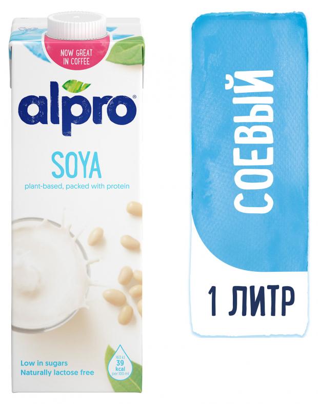 

Напиток соевый Alpro обогащенный кальцием и витаминами, 1 л