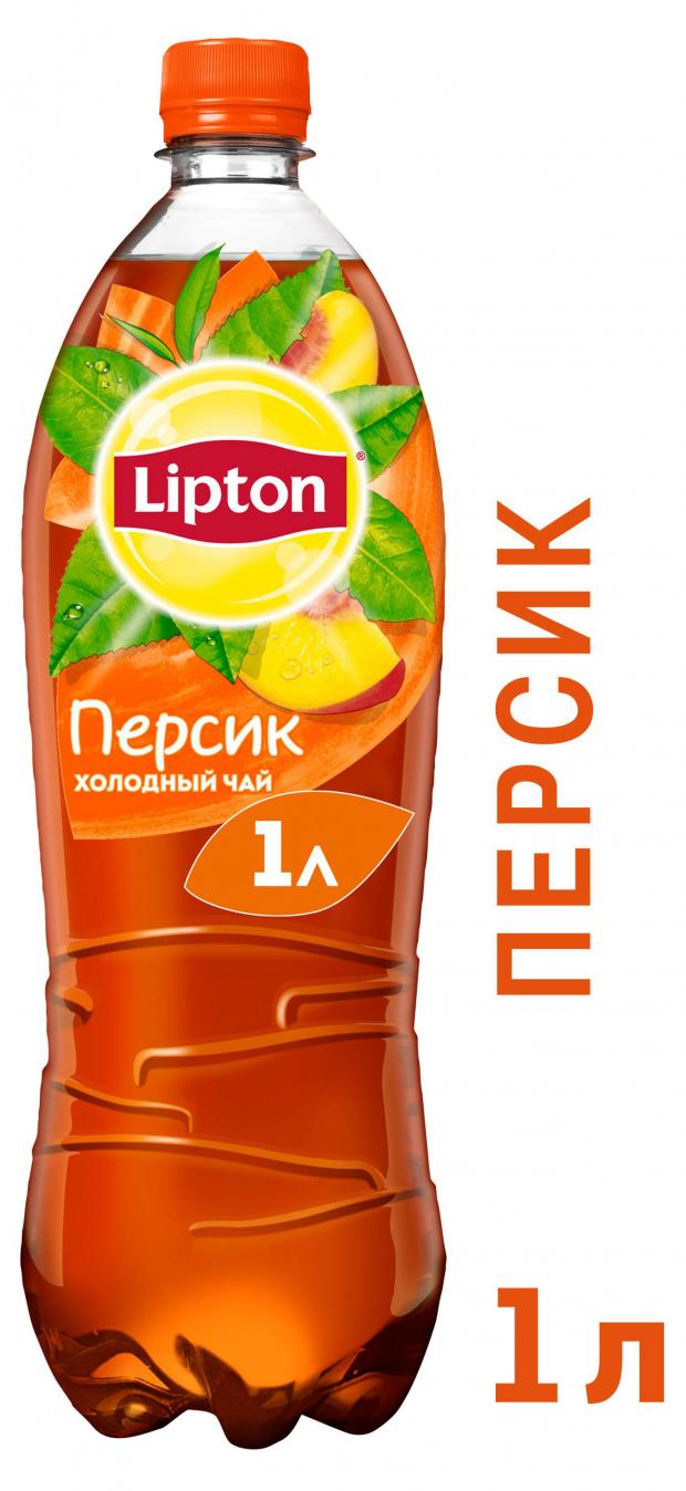 

Чай черный Lipton персик, 1 л