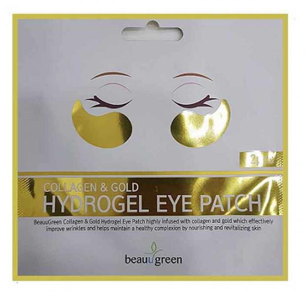 

Патчи для глаз Beauugreen Gold Energy Hydrogel Mask Sea Cucumber & Black Hydrogel Eye Patch, 1 пара