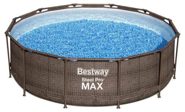 

Бассейн каркасный BESTWAY Steel Pro MAX с насосом, 366х100 см