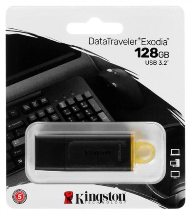 фото Флешка kingston datatraveler exodia 128gb