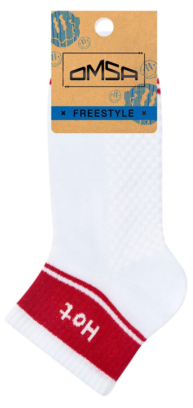 

Носки женские Omsa Freestyle 619 Bianco-rosa, р 39-41