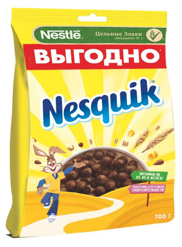 

Готовый завтрак Nesquik шоколадные шарики, 700 г