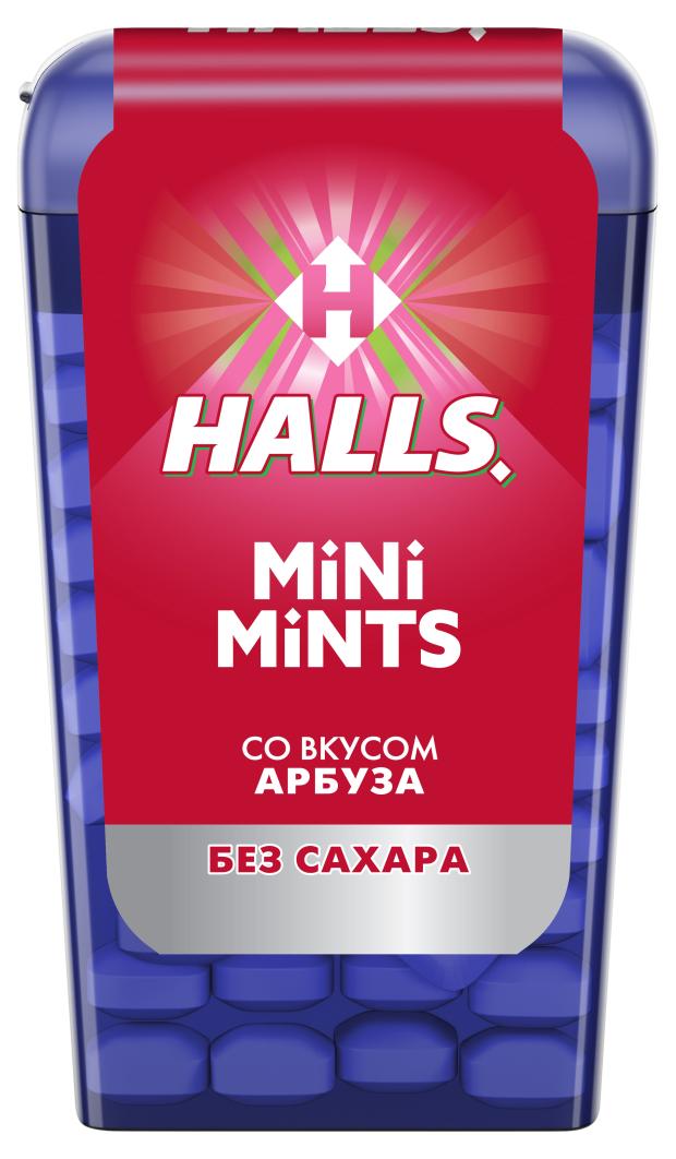 Конфеты Halls Mini Mints со вкусом арбуза, 12,5 г