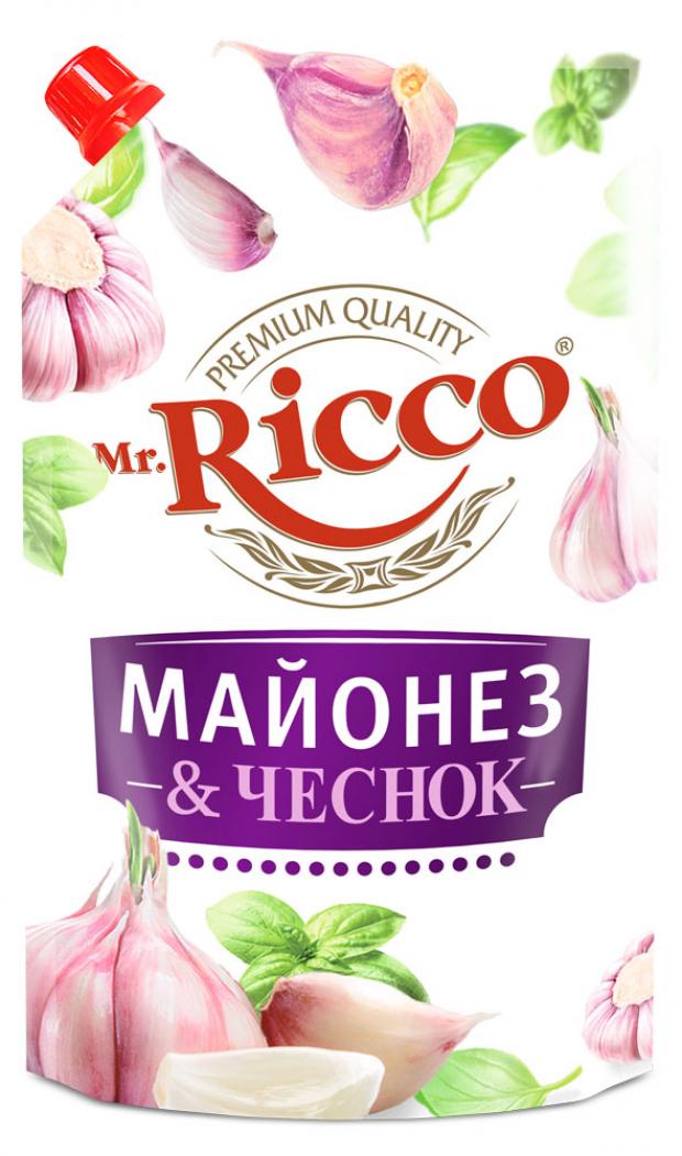 

Майонез «Mr. Ricco» Чеснок 50%, 375 г