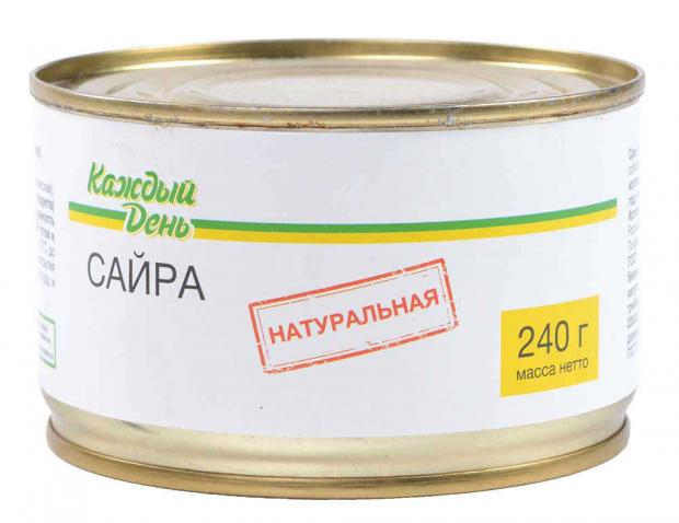 

Сайра «Каждый День» натуральная, 240 г