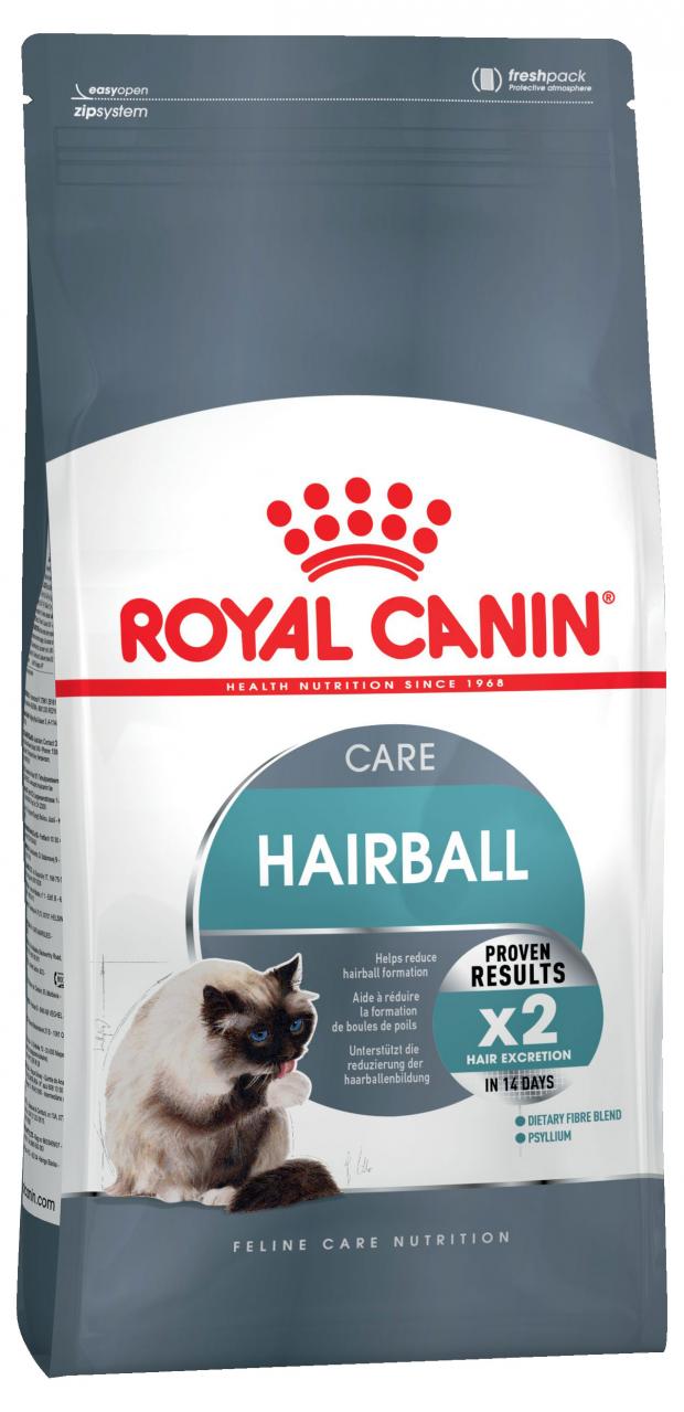 фото Сухой сухой корм для кошек royal canin hairball саre для вывода шерсти, 2 кг