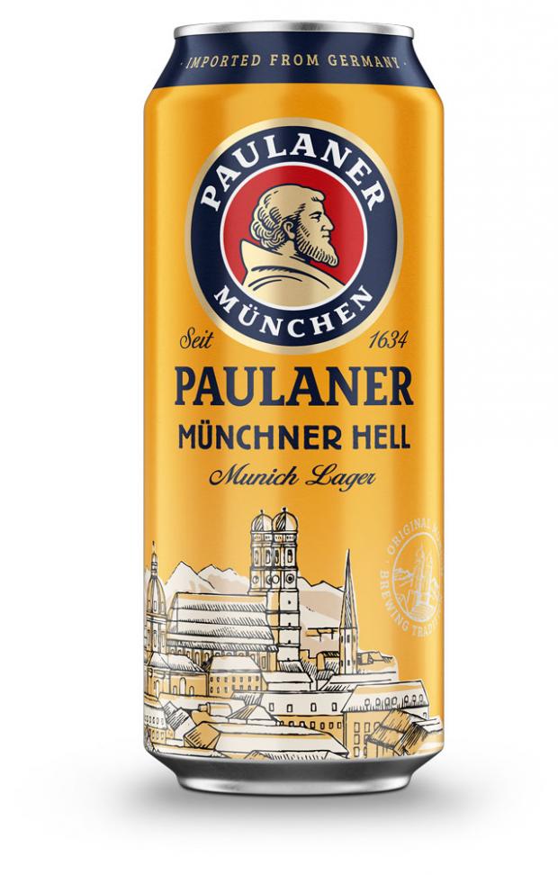 фото Пиво paulaner munchner hell светлое фильтрованное 4,9%, 500 мл