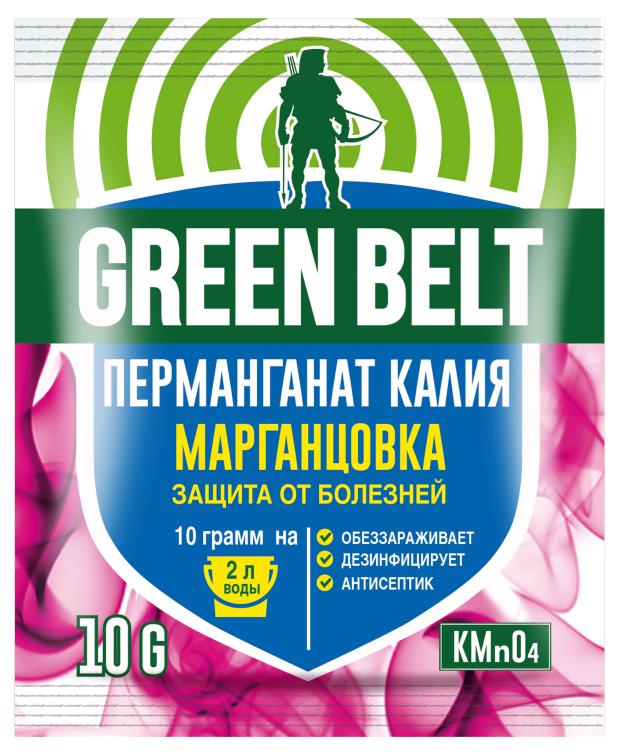 фото Перманганат калия green belt марганцовка защита от болезней, 10 г