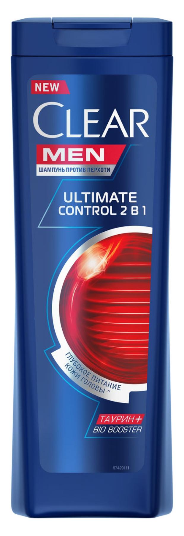 Шампунь для волос Clear Men Ultimate Control, 400 мл