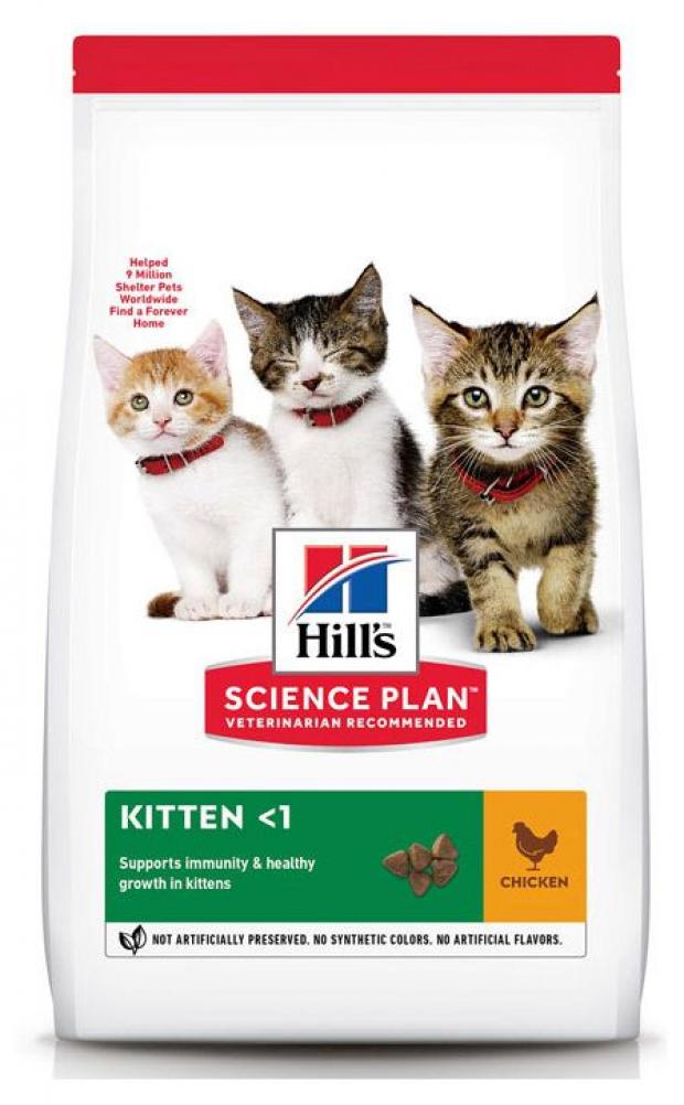 фото Сухой корм для котят hill's science plan с курицей, 1,5 кг