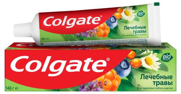 Зубная паста Colgate Лечебные травы с натуральными ингредиентами для здоровья зубов и десен, 100 мл