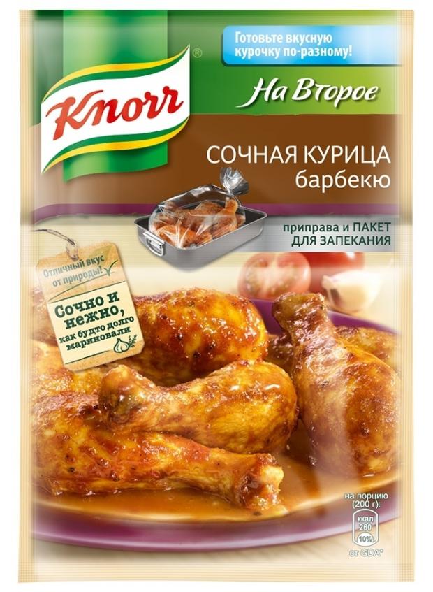 

Приправа на второе Knorr для куриных ножек барбекю, 26 г