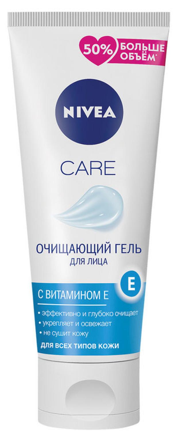 фото Гель для лица nivea care очищающий, 225 мл