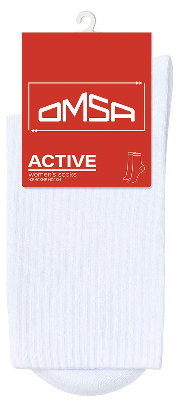 фото Носки женские omsa active 152 bianco, размер 39-41