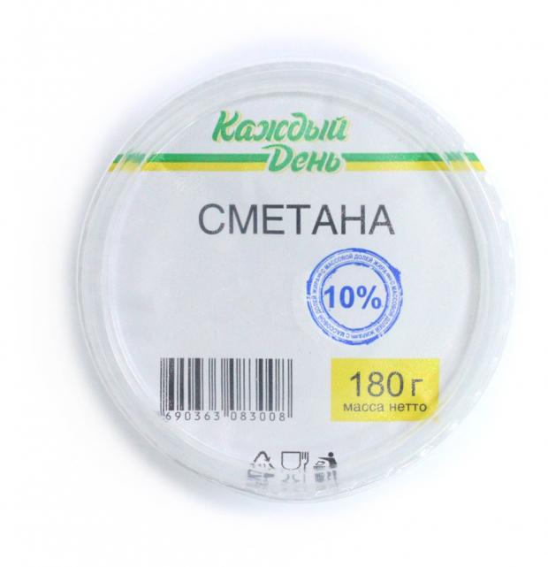 

Сметана «Каждый день» 10%, 180 г