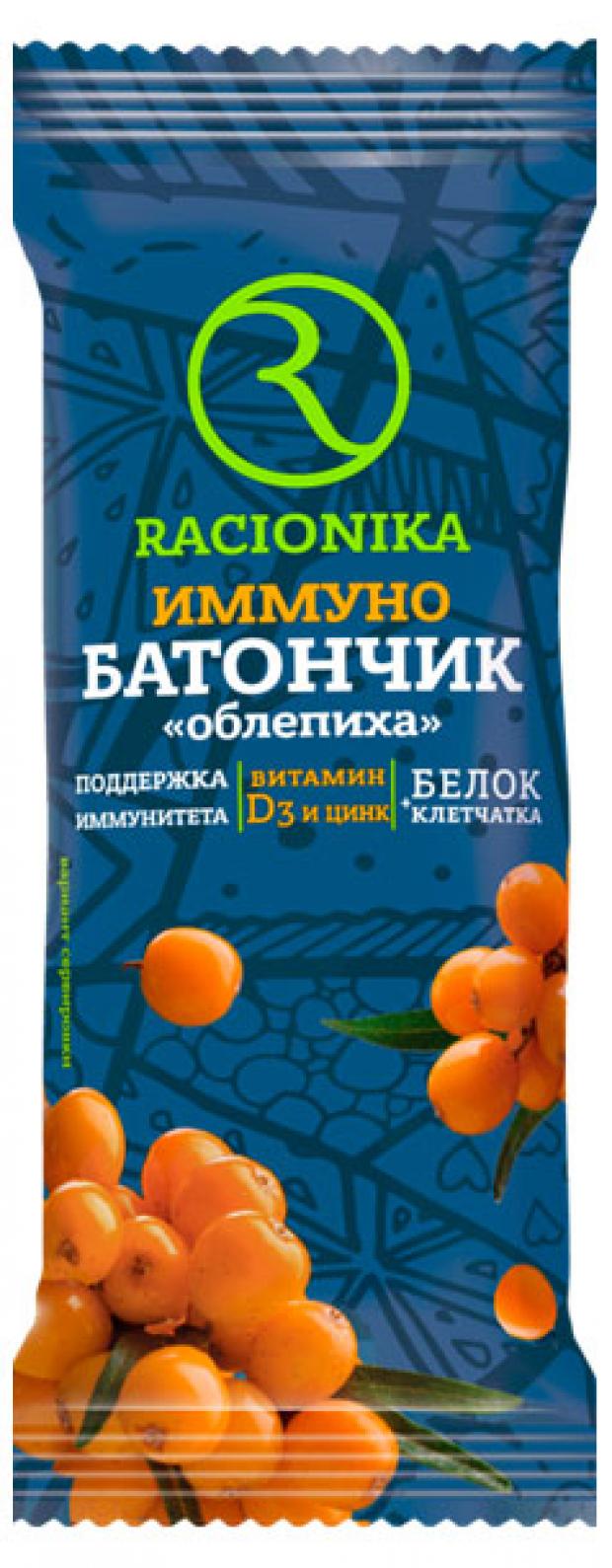 

Батончик Racionika иммуно со вкусом облепихи, 30 г