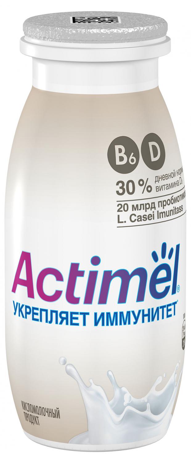 

Напиток кисломолочный «Actimel» Натуральный обогащенный 2,6%, 1х100 г