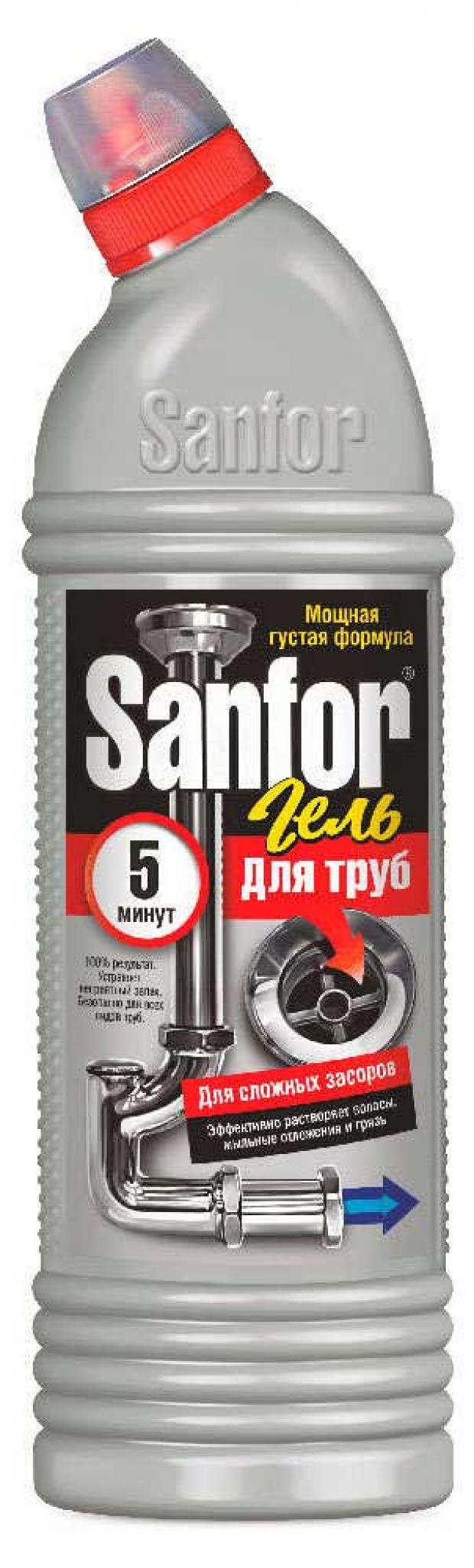 фото Гель для очистки труб sanfor, 1 л